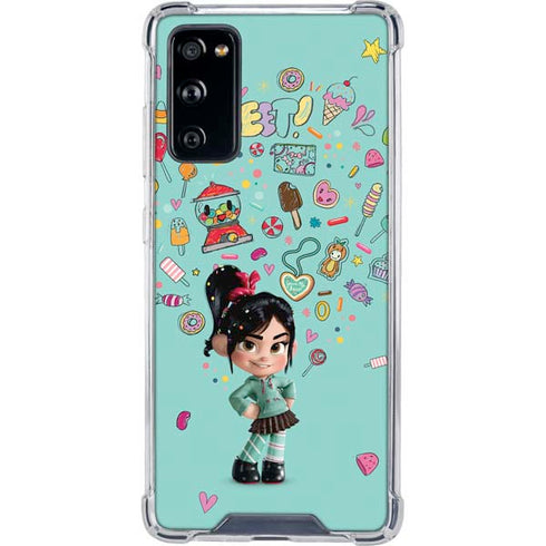 Disney Wreck-it Ralph Vanellope Sugar Icons Galaxy S20 FE Clear Case